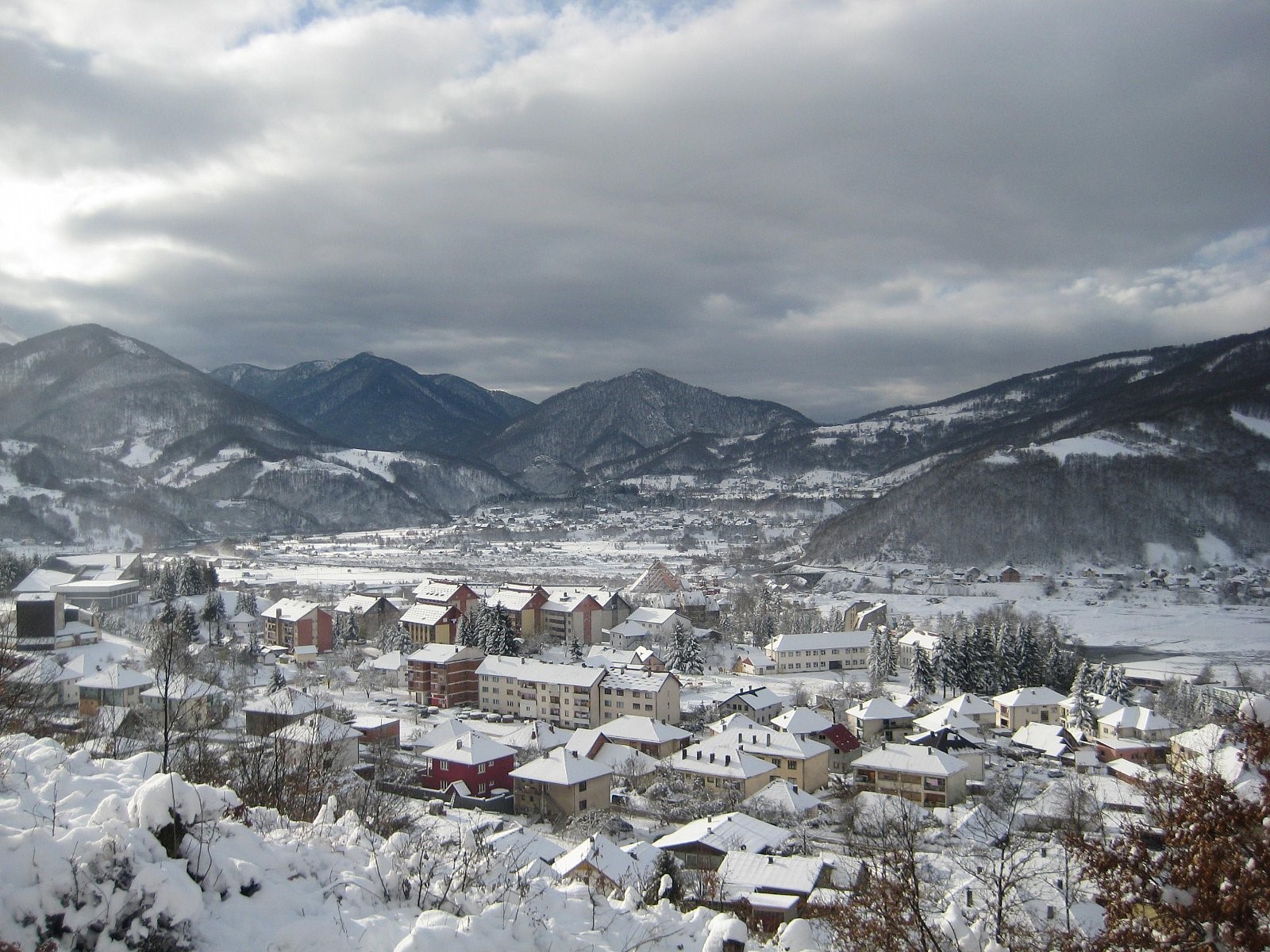 Grad Mojkovac pod snijegom
