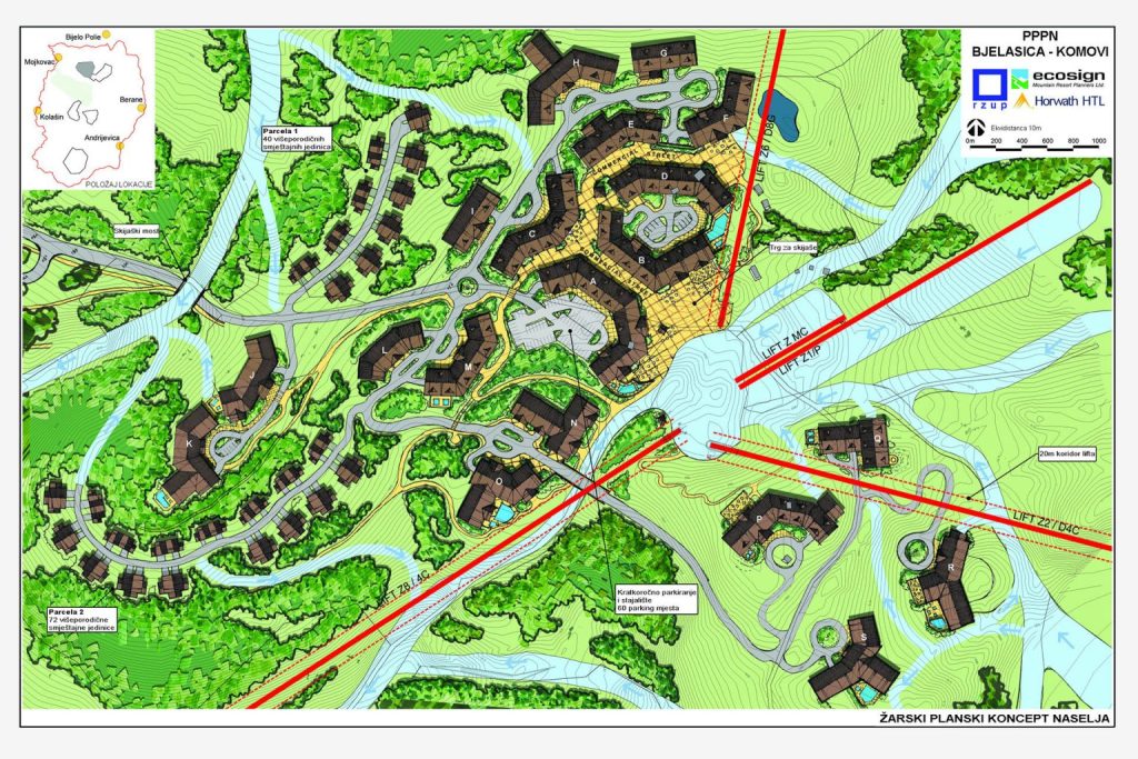 Ski centar Zarski investicije u Mojkovac projekat
