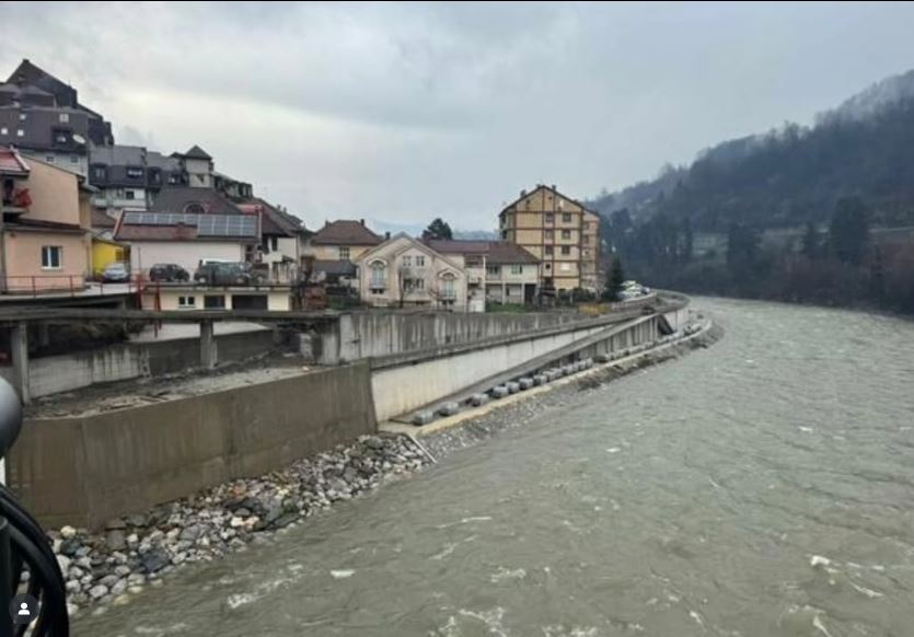 Crna Gora, Sjever, Bijelo Polje, šetalište, Lim