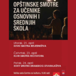 NAREDNE SEDMICE POČINJU OPŠTINSKE SMOTRE ZA UČENIKE BJELOPOLJSKIH OSNOVNIH I SREDNJIH ŠKOLA